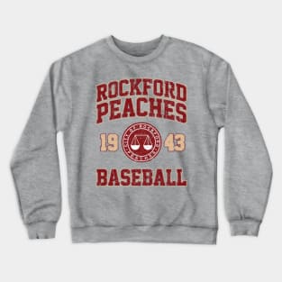 Rockford Peaches Baseball (Variant) Crewneck Sweatshirt